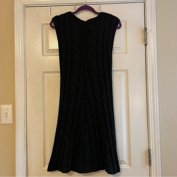 AQE Fashion XL Black Sleeveless Sweater Dress - Picture 7 of 9